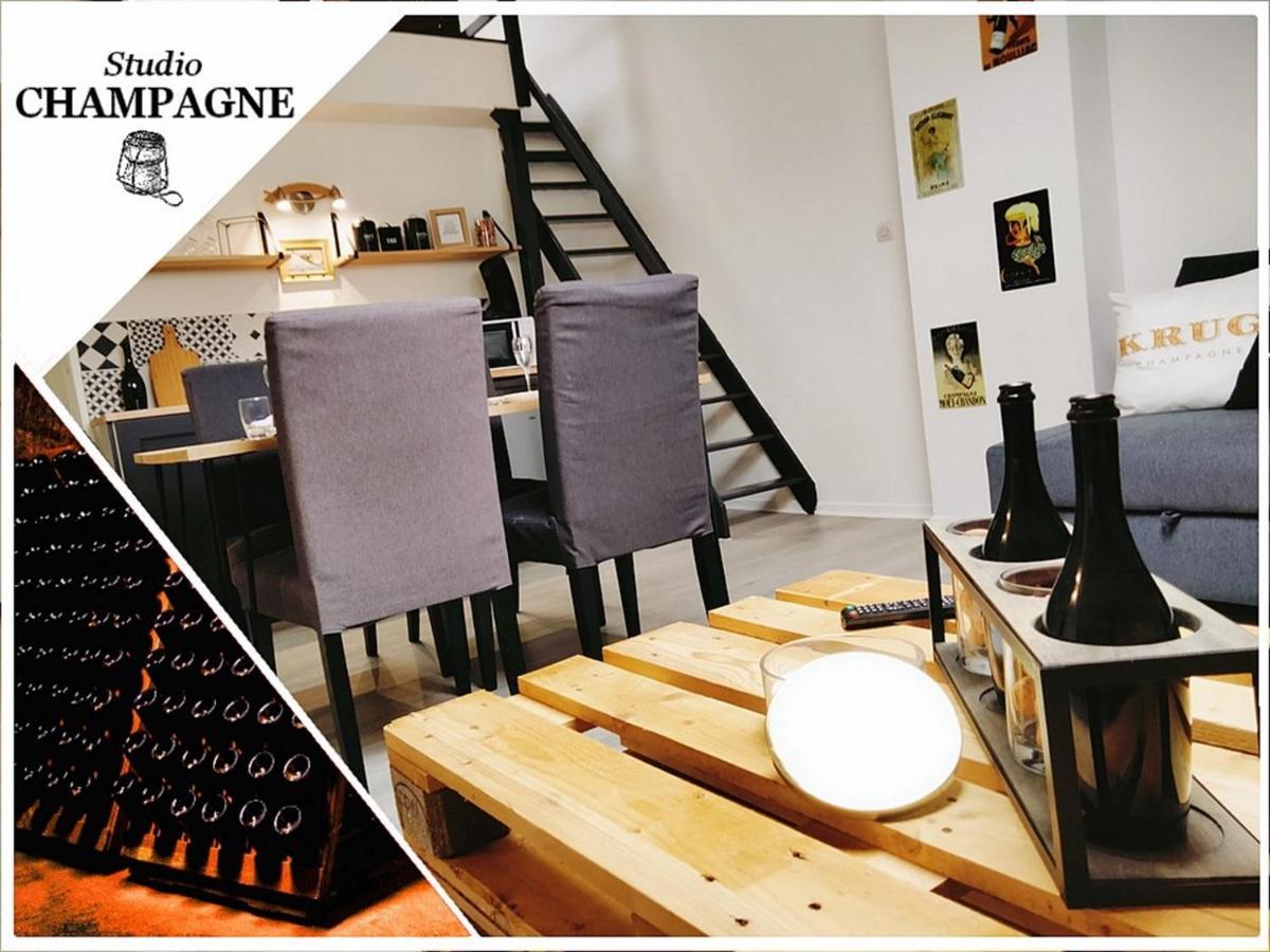 Studio Champagne Apartman Reims Kültér fotó